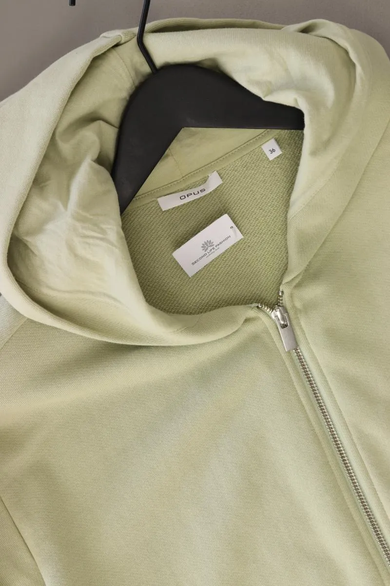 Opus Cardigan Gusanna Gr. 36 neuwertig 3/4 Ärmel grün aus Baumwolle