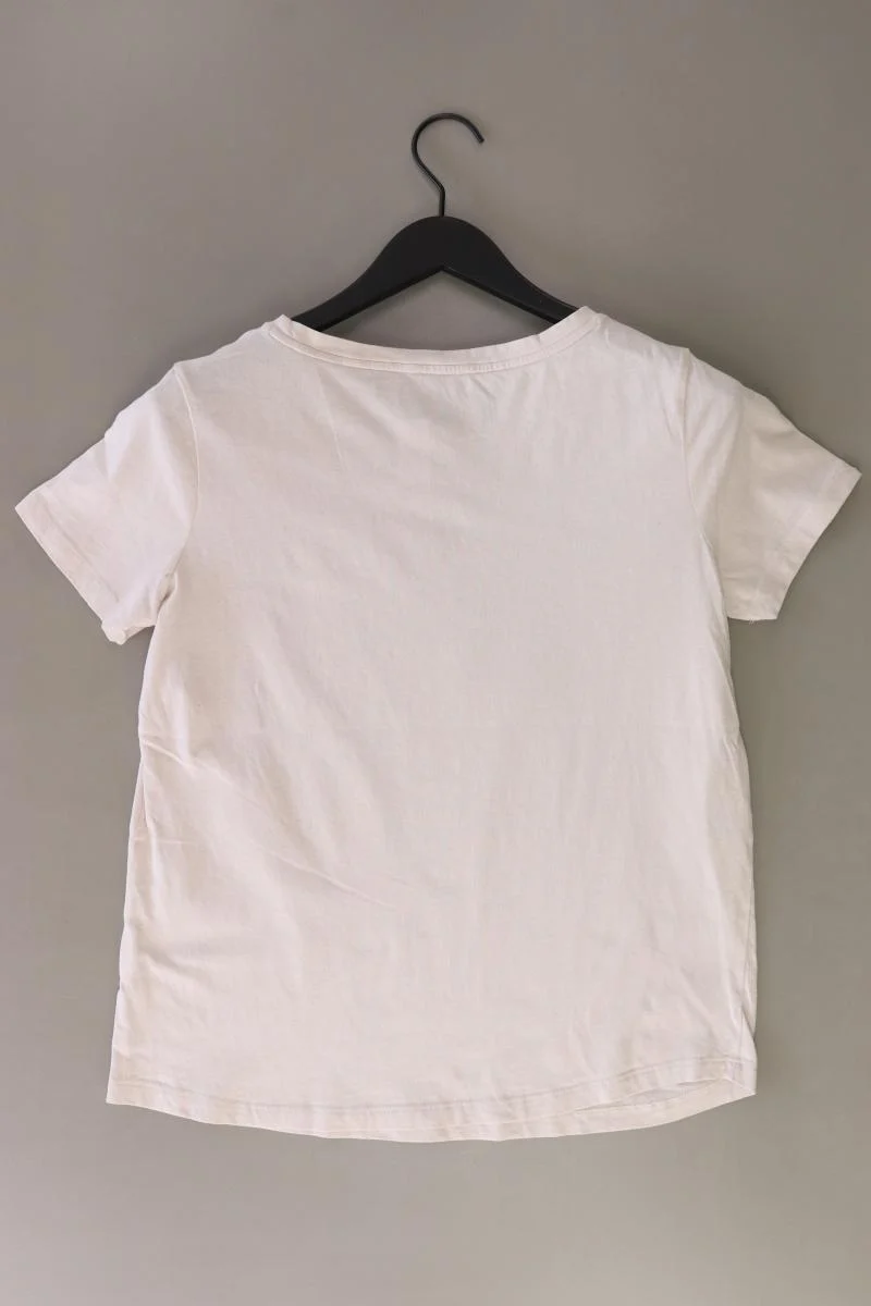 Street One T-Shirt Gr. M Kurzarm creme aus Baumwolle