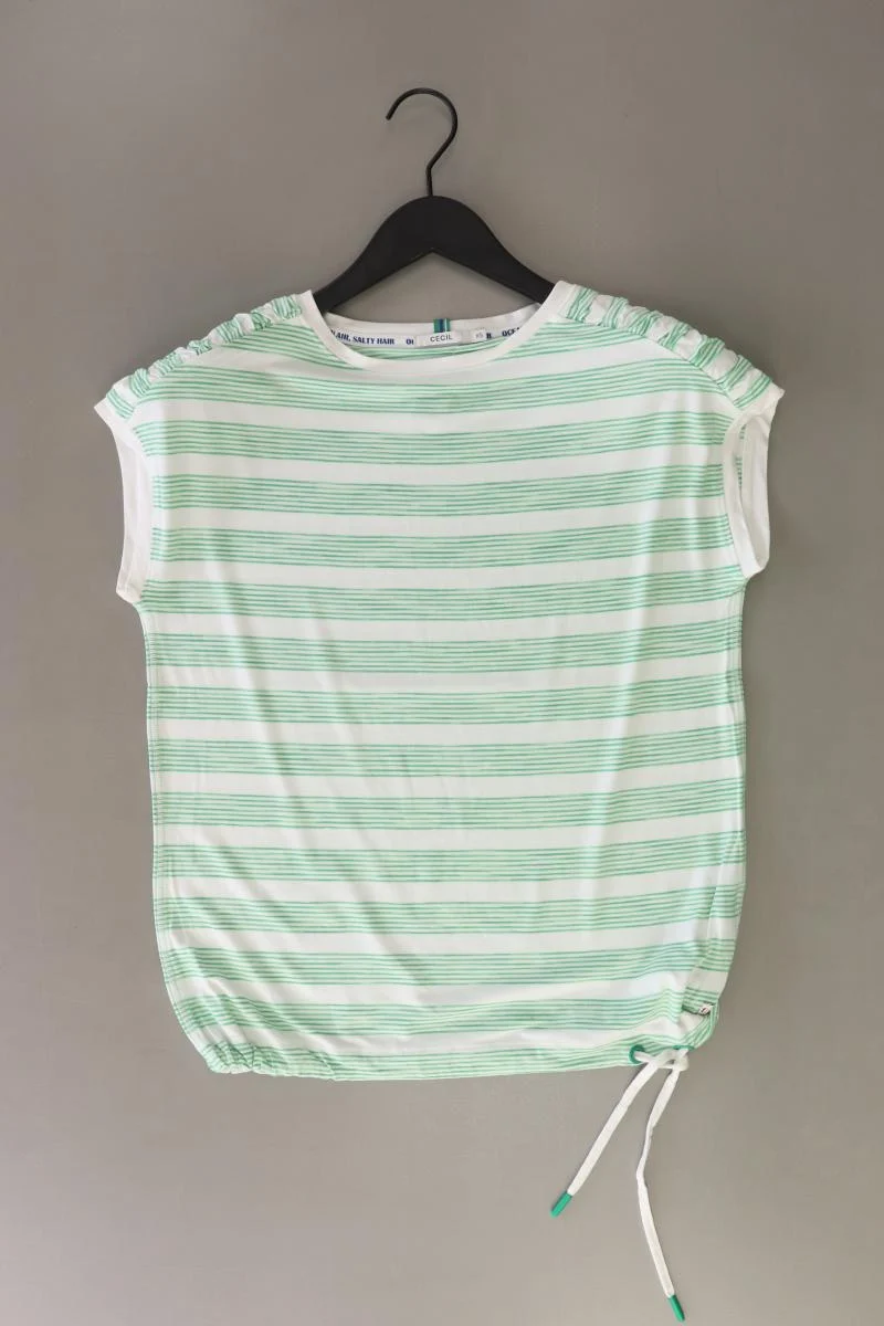 Cecil Ringelshirt Gr. XS gestreift Kurzarm grün