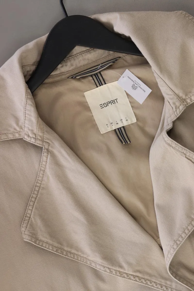 Esprit Trenchcoat Gr. L mit Gürtel creme aus Baumwolle
