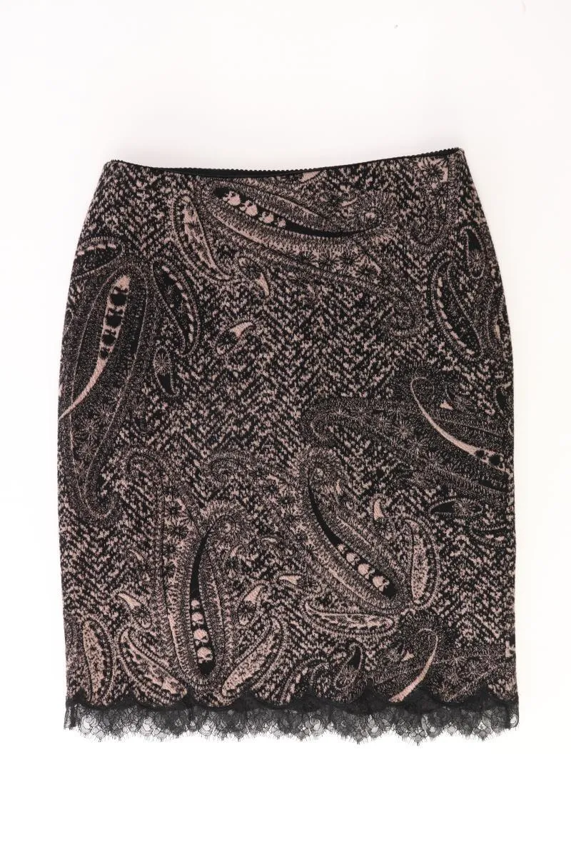 Marc Cain Wollrock Gr. 38 schwarz aus Schurwolle
