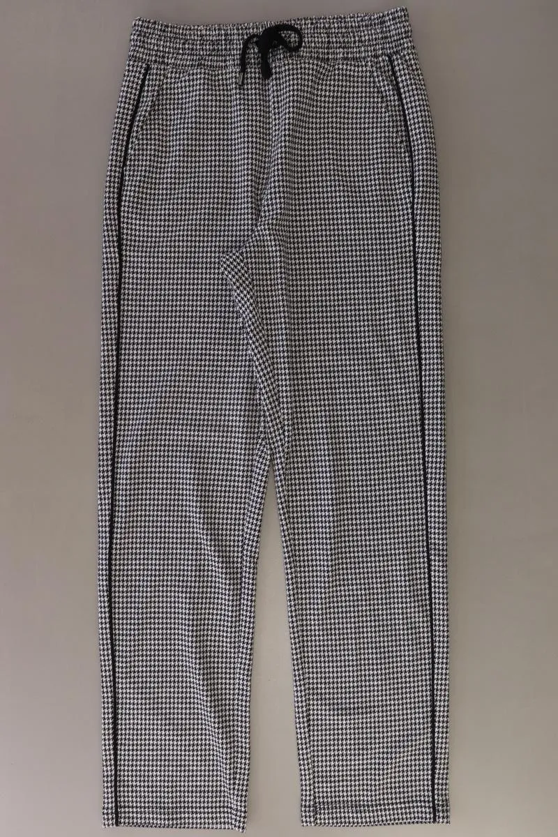 United Colors of Benetton Stoffhose Gr. XS hahnentritt grau aus Polyester