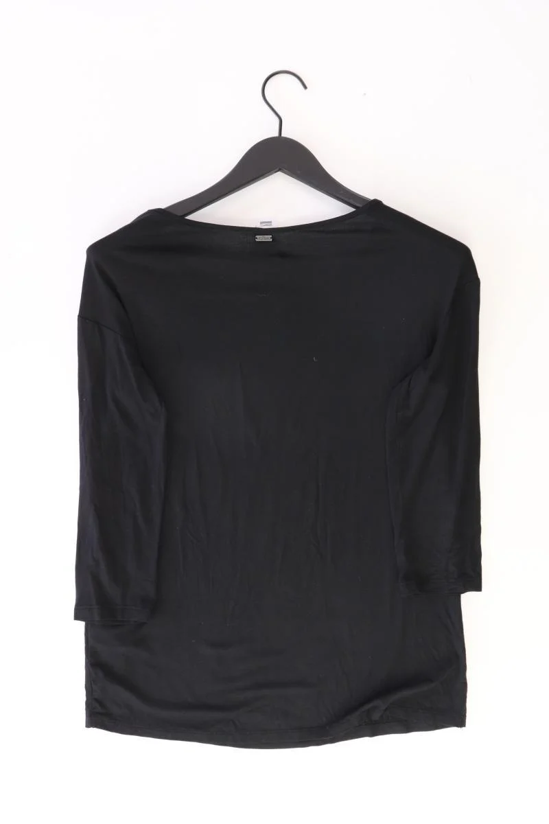 s.Oliver Printshirt Gr. 36 3/4 Ärmel schwarz aus Viskose