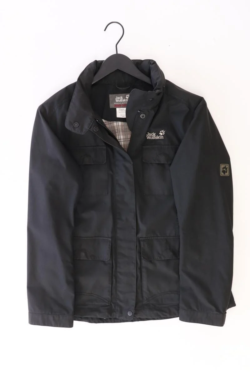 Jack Wolfskin Lange Jacke Gr. L schwarz aus Polyester