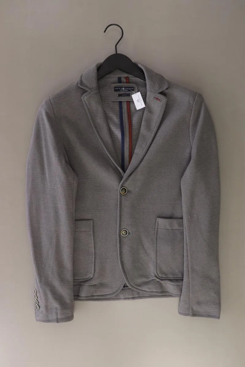 Jack & Jones Jerseysakko für Herren Gr. M grau aus Baumwolle