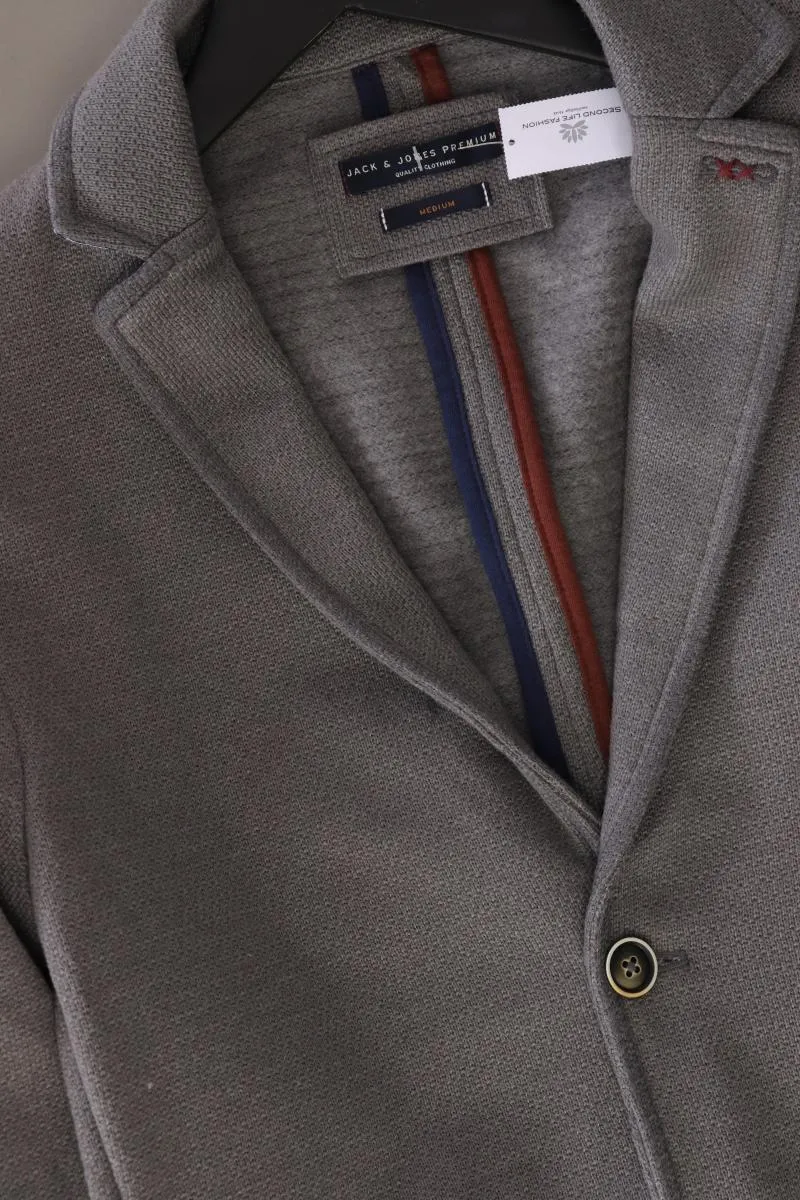 Jack & Jones Jerseysakko für Herren Gr. M grau aus Baumwolle