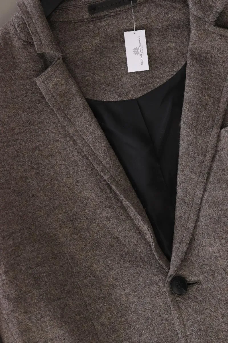 Jack & Jones Longsakko für Herren Gr. 48 grau aus Viskose