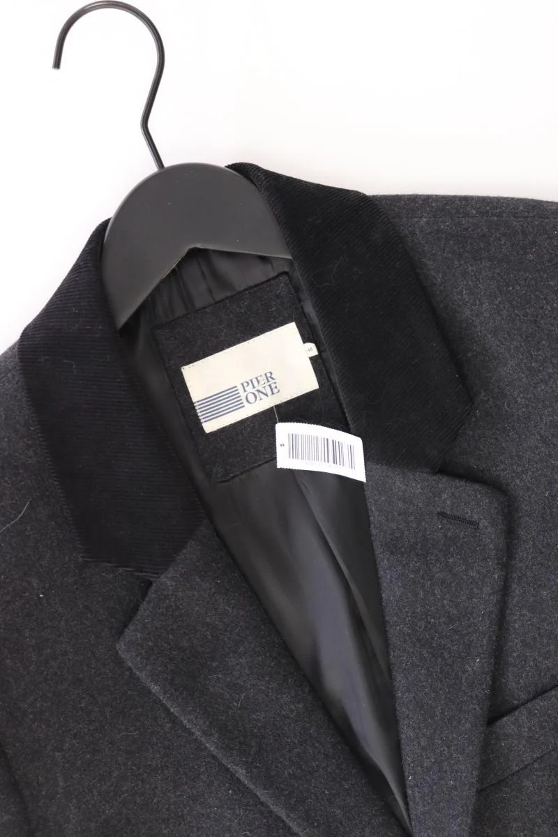 Pier One Wollsakko für Herren Gr. 48 grau