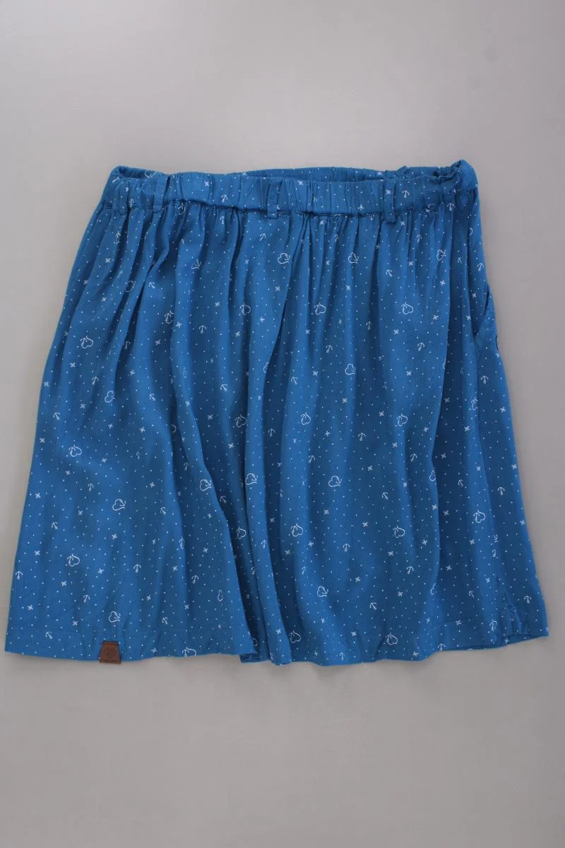 Ragwear Rock mit Ankermuster Gr. M blau aus Viskose