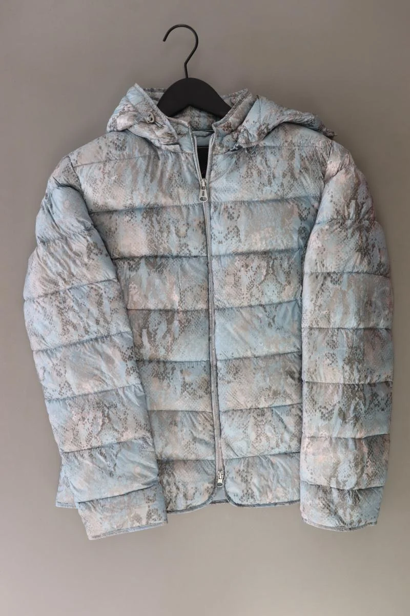 estelle jolie Daunenjacke Gr. 38 mit Tierdruck blau aus Polyester