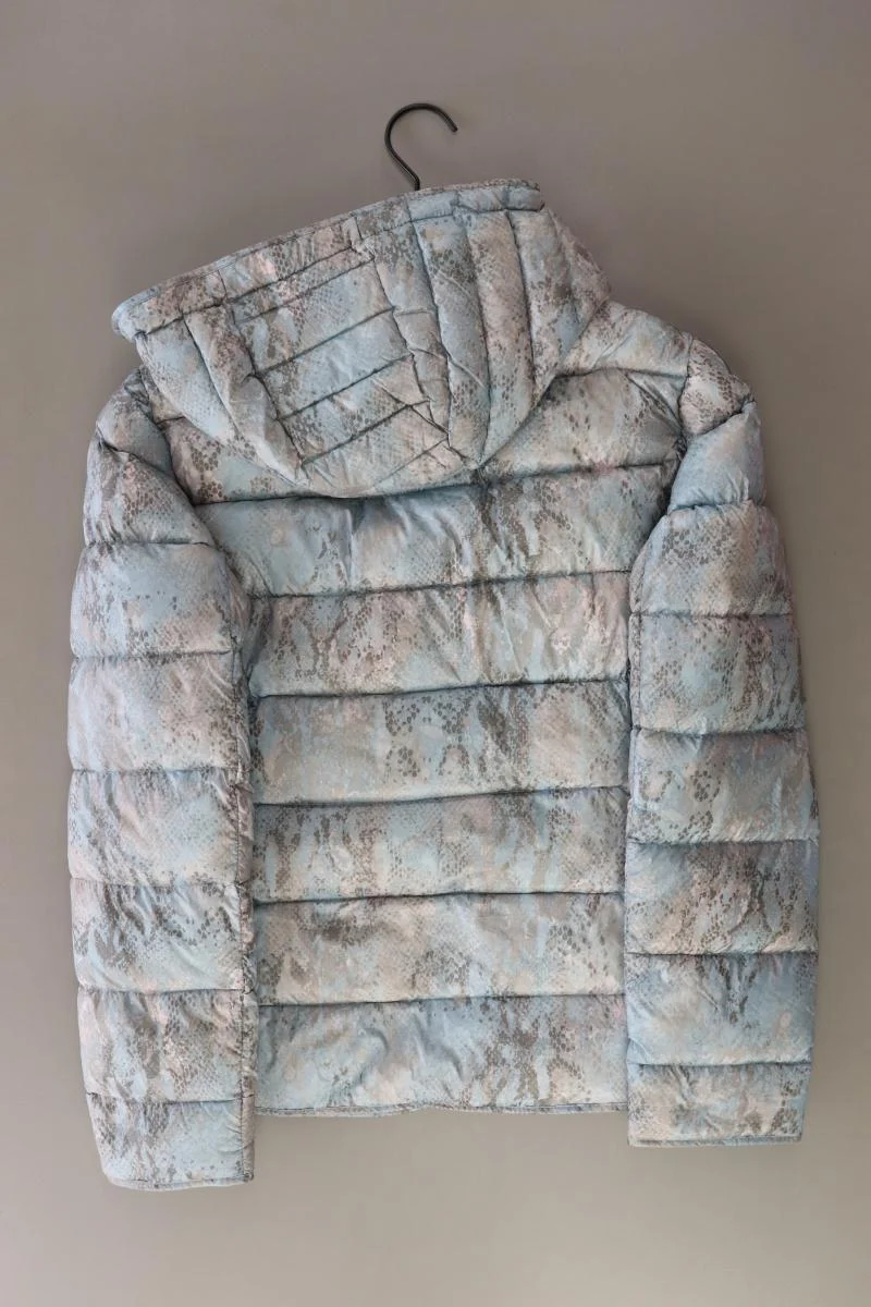 estelle jolie Daunenjacke Gr. 38 mit Tierdruck blau aus Polyester
