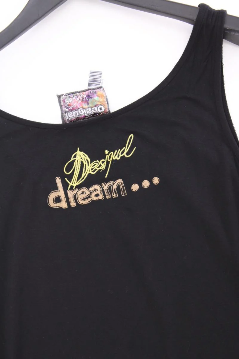 Desigual Trägerkleid Gr. L mit Pailletten mehrfarbig aus Polyester