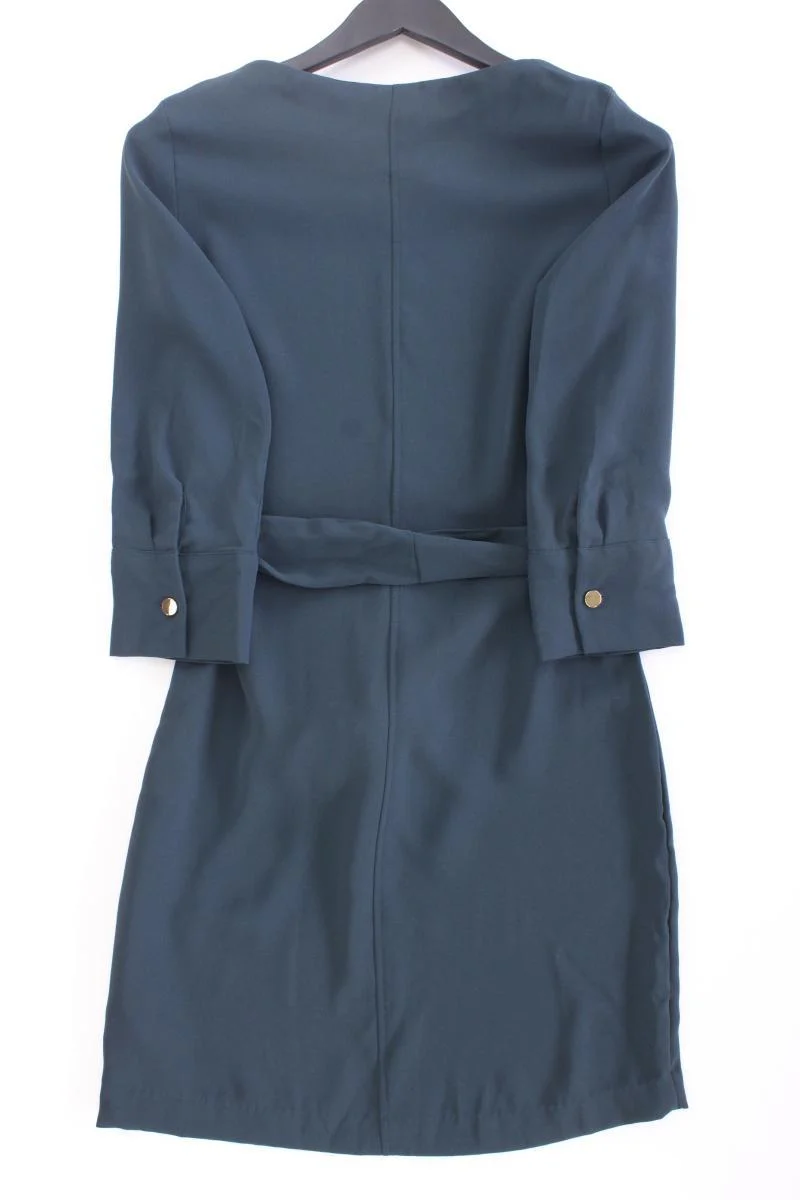 H&M Langarmkleid Gr. XS neuwertig 3/4 Ärmel blau aus Polyester