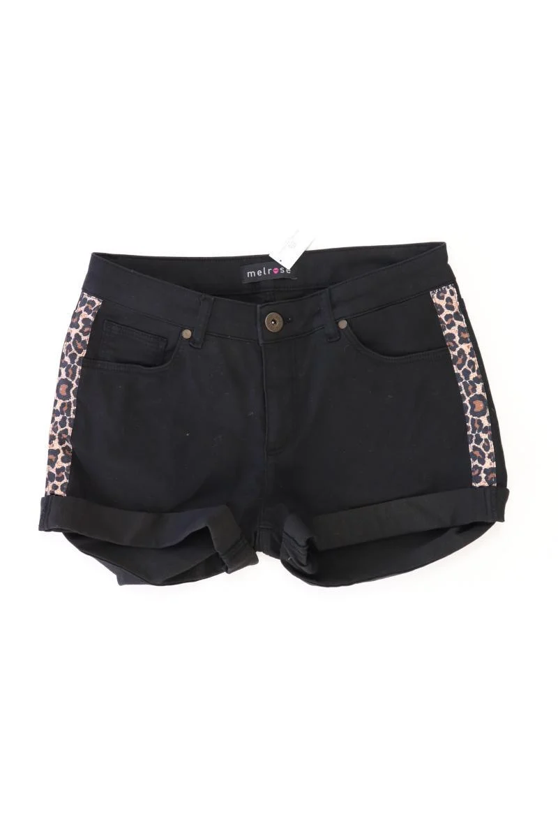 Melrose Jeansshorts Gr. 38 schwarz aus Baumwolle