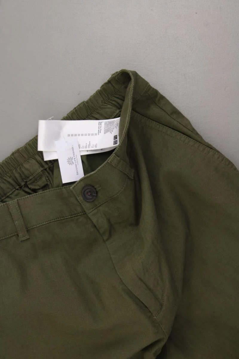 Uniqlo Stoffhose Gr. S neuwertig olivgrün aus Baumwolle