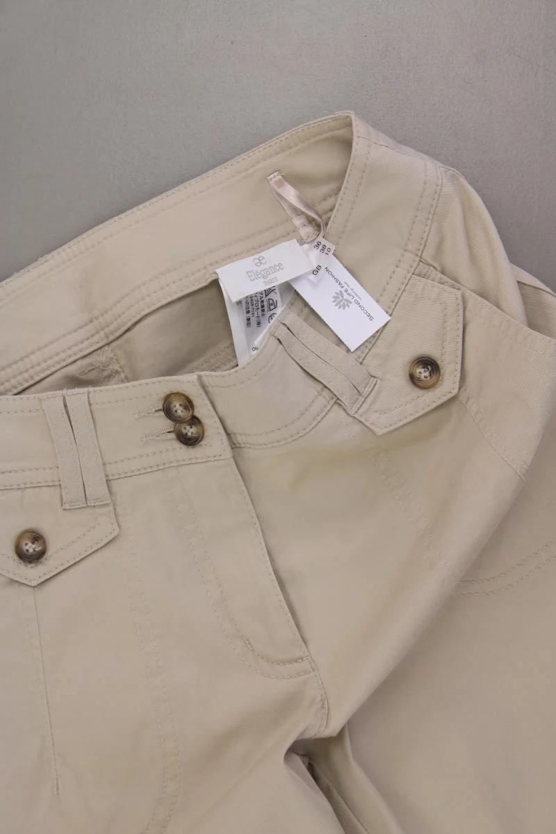 Elegance Paris Hose Gr. 36 neuwertig creme aus Baumwolle