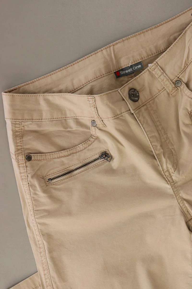 Street One 7/8 Hose Gr. 36 braun aus Baumwolle