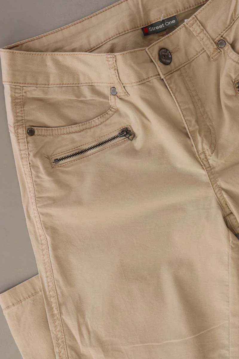 Street One 7/8 Hose Gr. 36 braun aus Baumwolle
