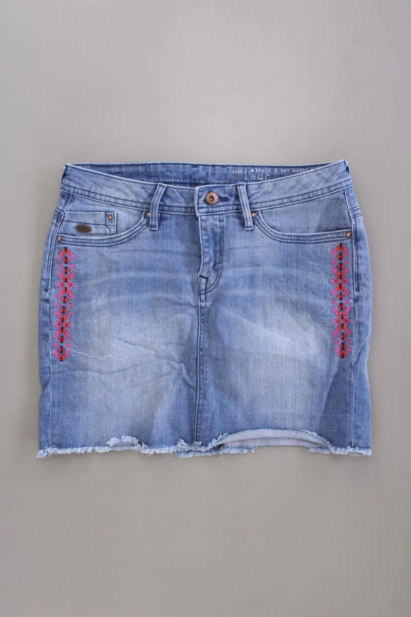 edc by Esprit Jeansrock Gr. 32 blau aus Baumwolle