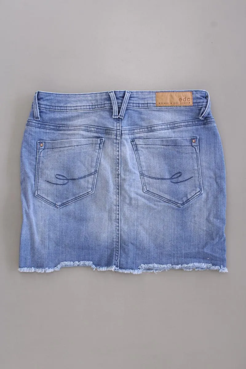 edc by Esprit Jeansrock Gr. 32 blau aus Baumwolle