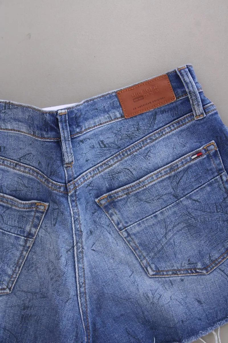 Hilfiger Denim Jeansshorts Gr. W27 neuwertig blau aus Baumwolle