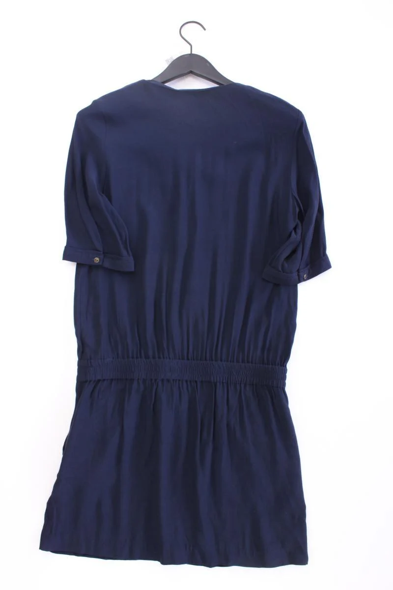 Promod Kleid Gr. 38 neu mit Etikett Kurzarm blau aus Viskose