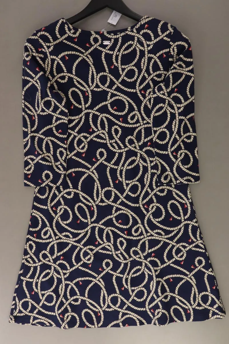 Tom Tailor Midikleid Gr. 38 3/4 Ärmel blau aus Baumwolle
