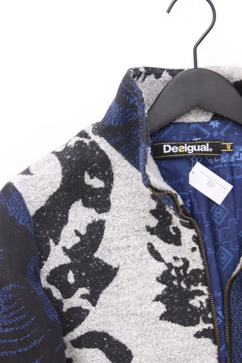 Desigual Classic Mantel Gr. 42 blau aus Baumwolle