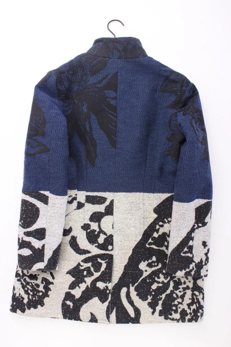 Desigual Classic Mantel Gr. 42 blau aus Baumwolle
