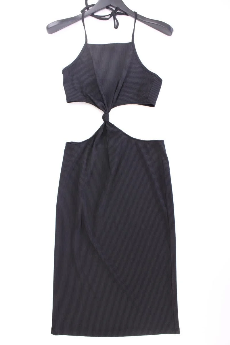United Colors of Benetton Kleid mit Cut Outs Gr. M neuwertig Träger schwarz