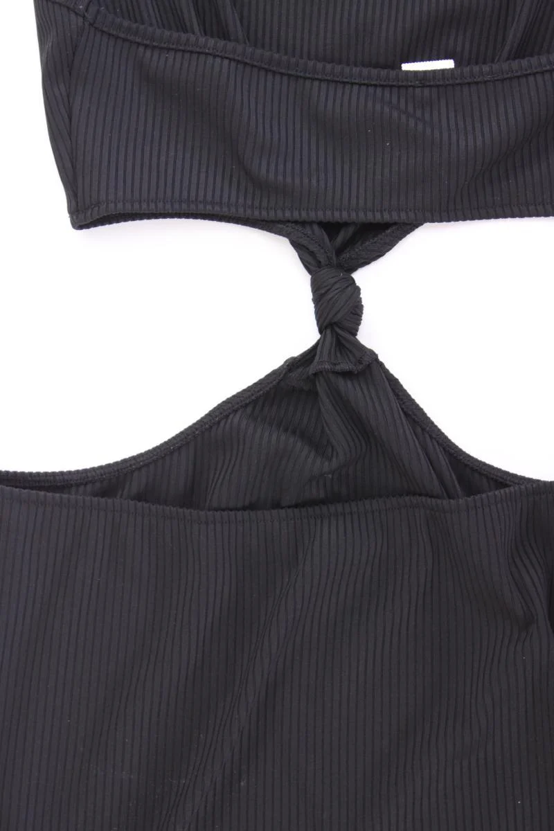 United Colors of Benetton Kleid mit Cut Outs Gr. M neuwertig Träger schwarz