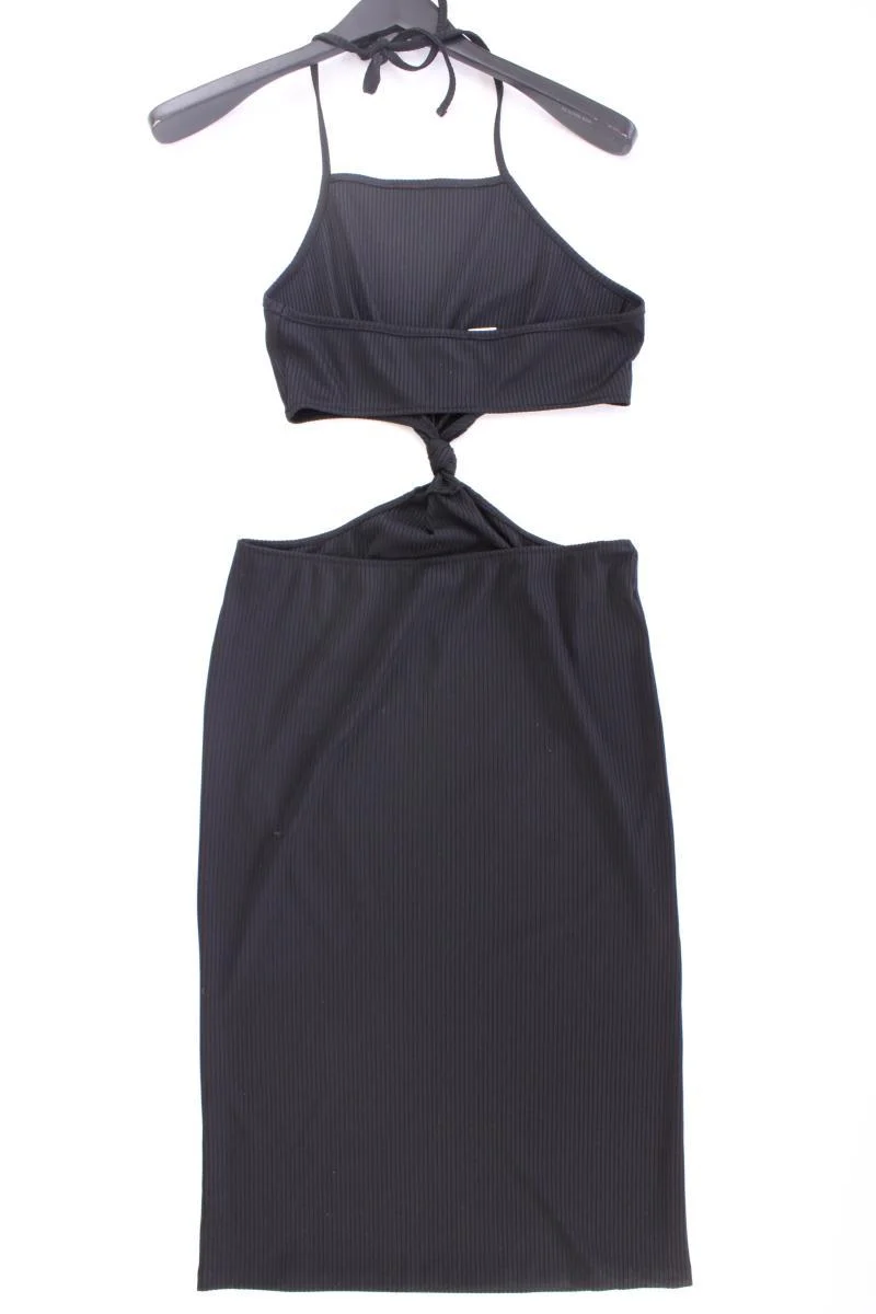 United Colors of Benetton Kleid mit Cut Outs Gr. M neuwertig Träger schwarz