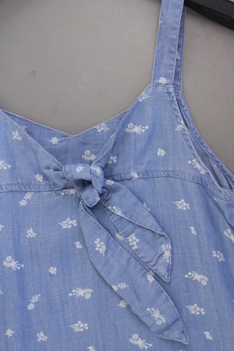 edc by Esprit Trägertop Gr. S neuwertig blau aus Lyocell