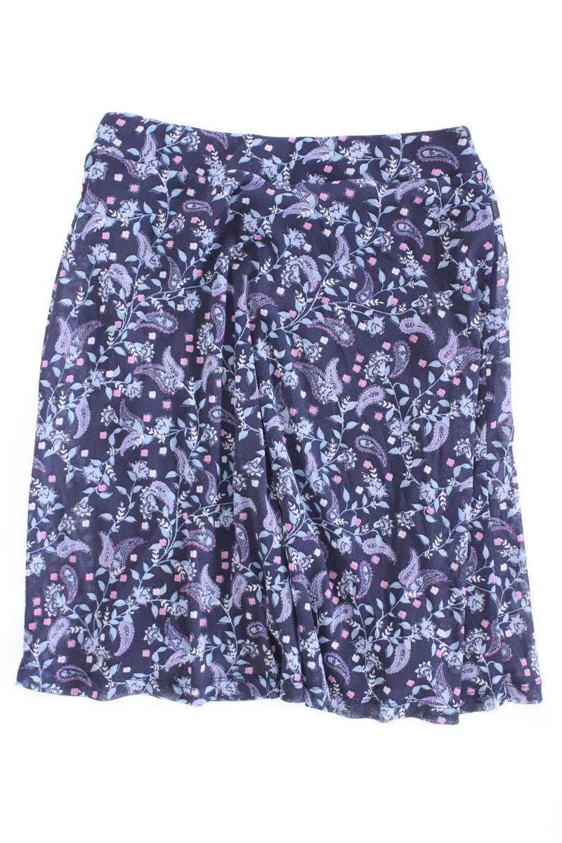 Tom Tailor Stretchrock Gr. 38 mit Blumenmuster blau aus Polyamid