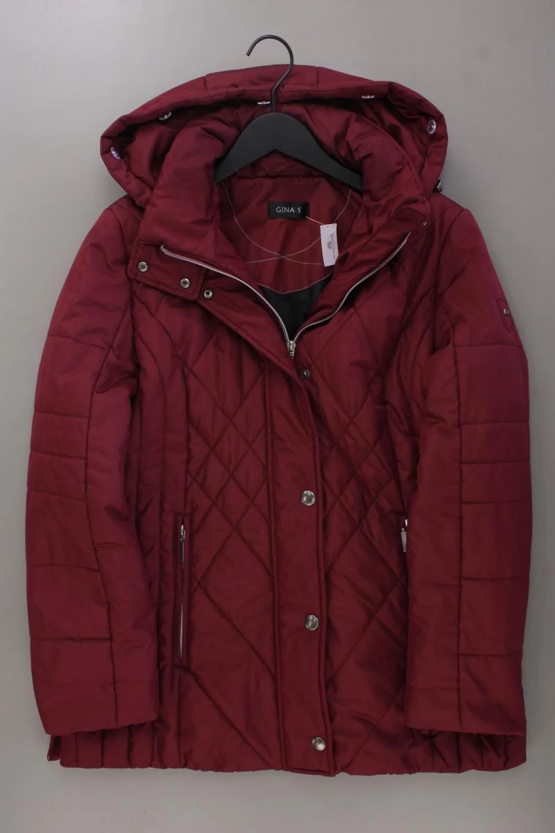 GINA S Winterjacke Gr. 40 rot aus Polyester