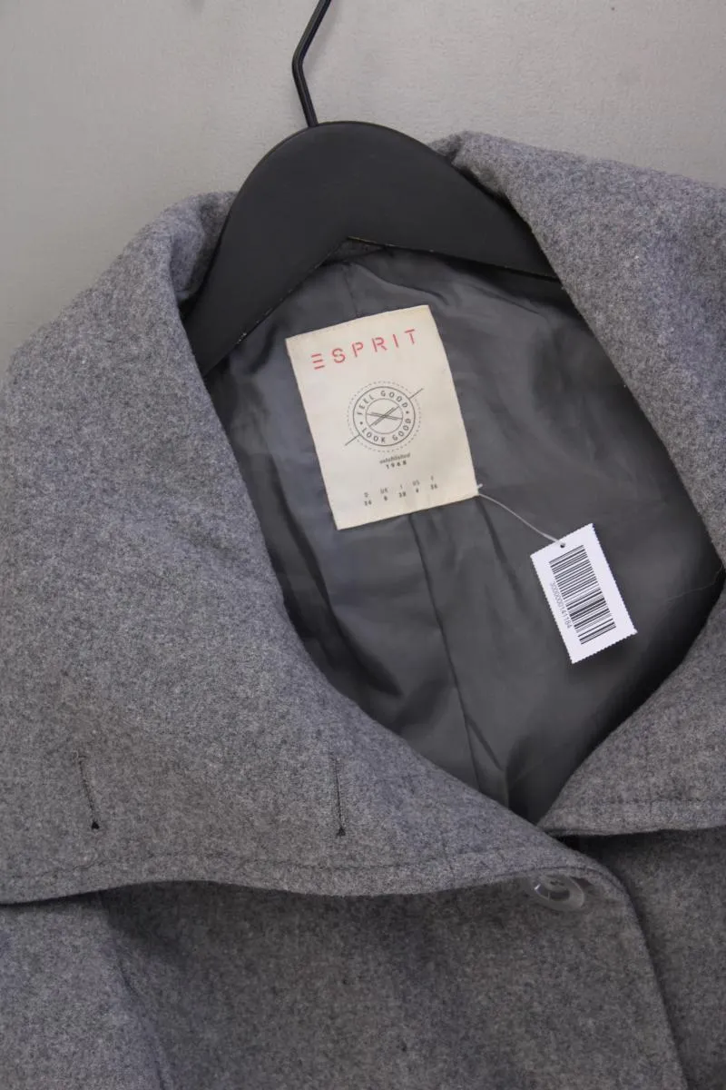 Esprit Wolljacke Gr. 34 grau