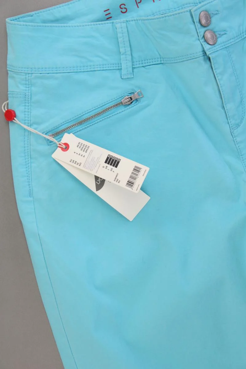 Esprit Hose Gr. 40/L26 neu mit Etikett Neupreis: 49,95€! türkis aus Baumwolle