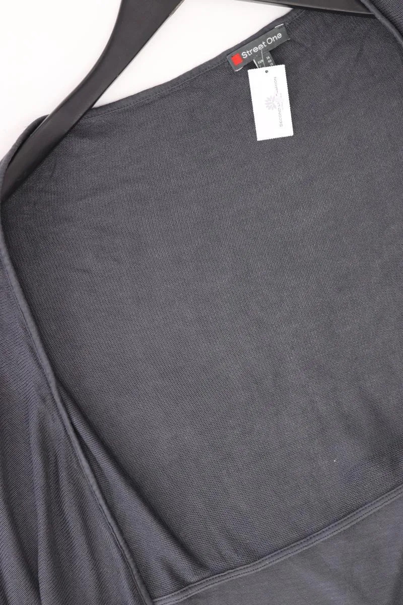 Street One Strickjacke Gr. 36 Weite Ärmel grau