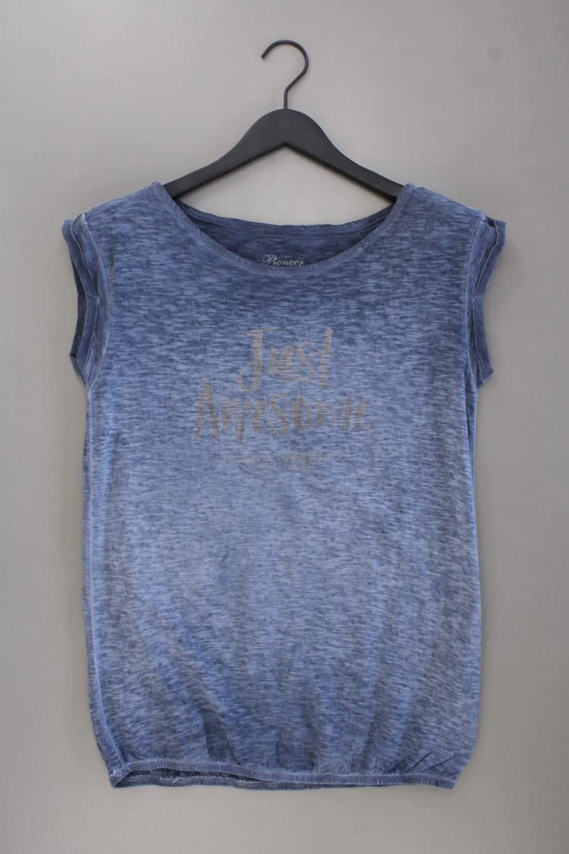 Pioneer T-Shirt Gr. S Kurzarm blau