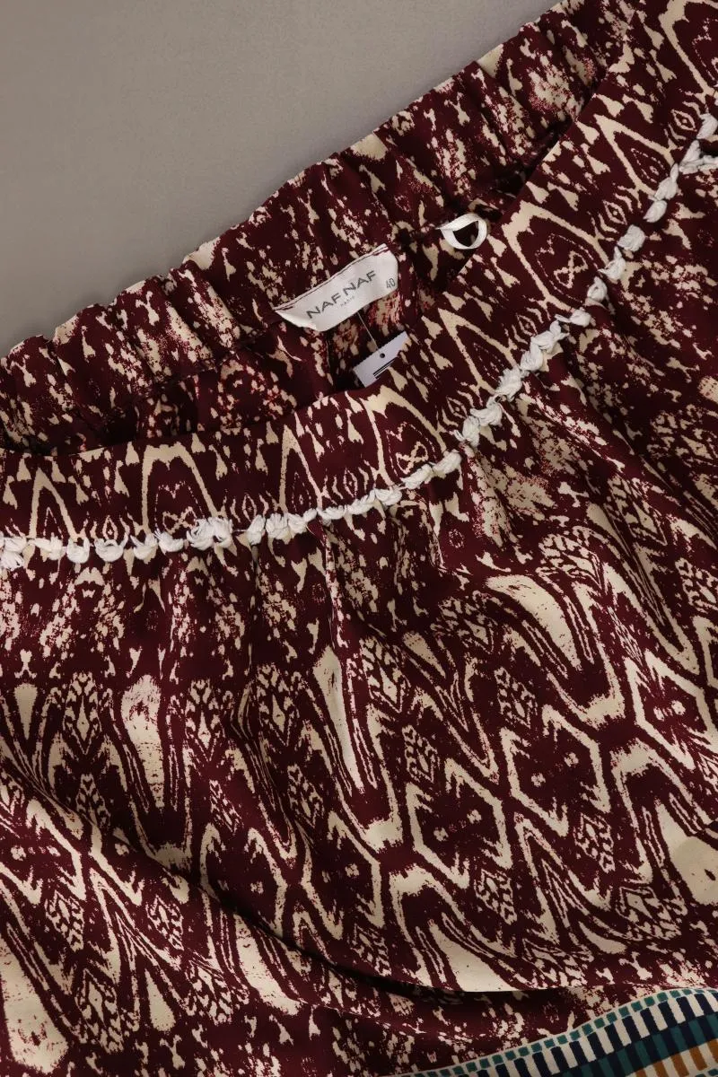 NAF NAF Stretchrock Gr. 40 rot aus Polyester