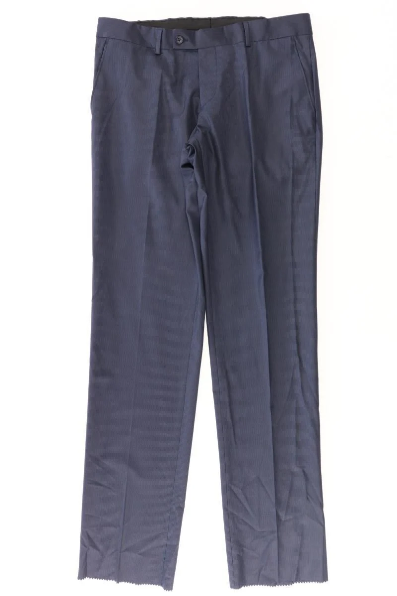 CARLIONE Anzughose für Herren Gr. 50 blau aus Wolle