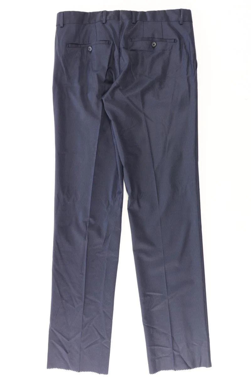 CARLIONE Anzughose für Herren Gr. 50 blau aus Wolle