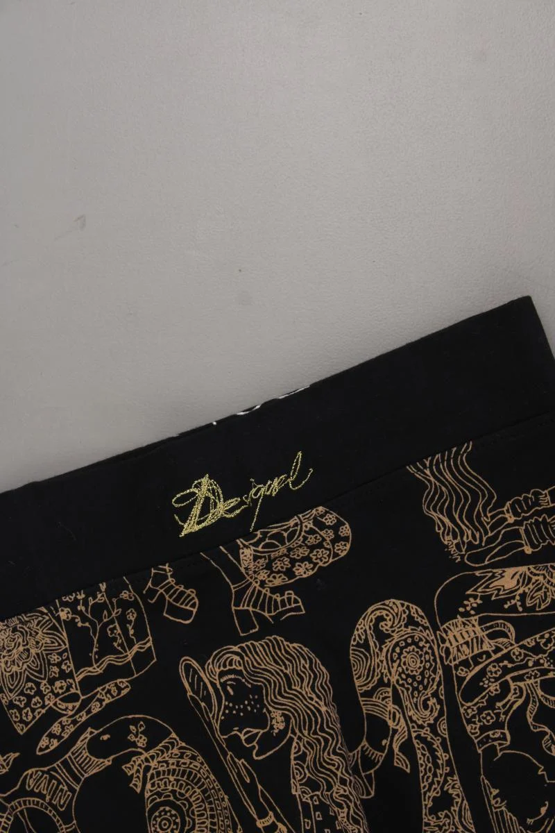 Desigual Stretchrock Gr. S schwarz aus Baumwolle