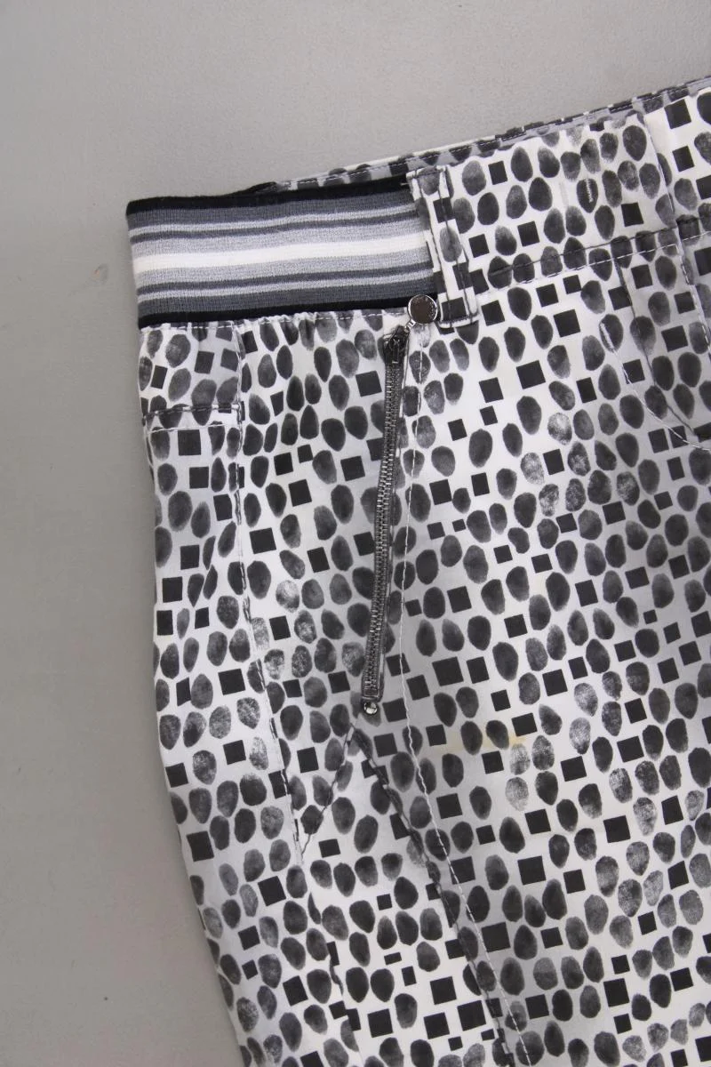 Marc Cain Rock Gr. 36 mit Tierdruck grau aus Baumwolle