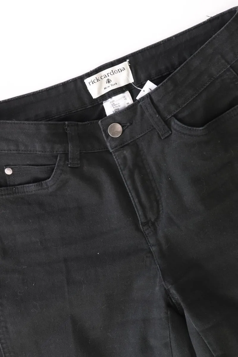 rick cardona Five-Pocket-Hose Gr. 38 schwarz aus Baumwolle
