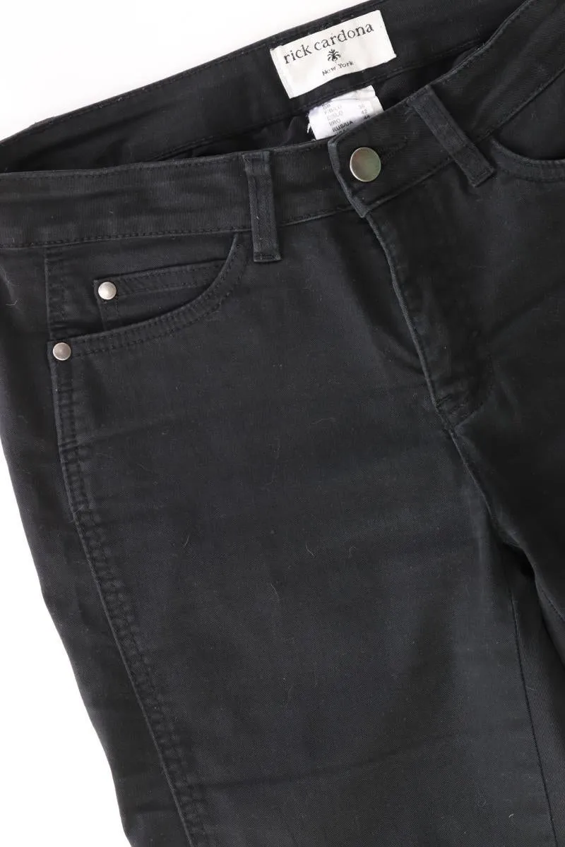 rick cardona Five-Pocket-Hose Gr. 36 schwarz aus Baumwolle