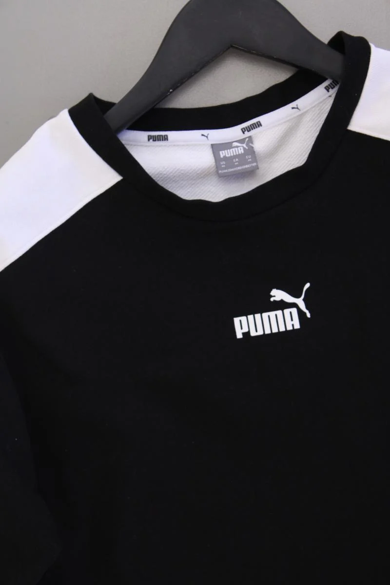 Puma Jerseykleid Gr. M Kurzarm schwarz aus Baumwolle