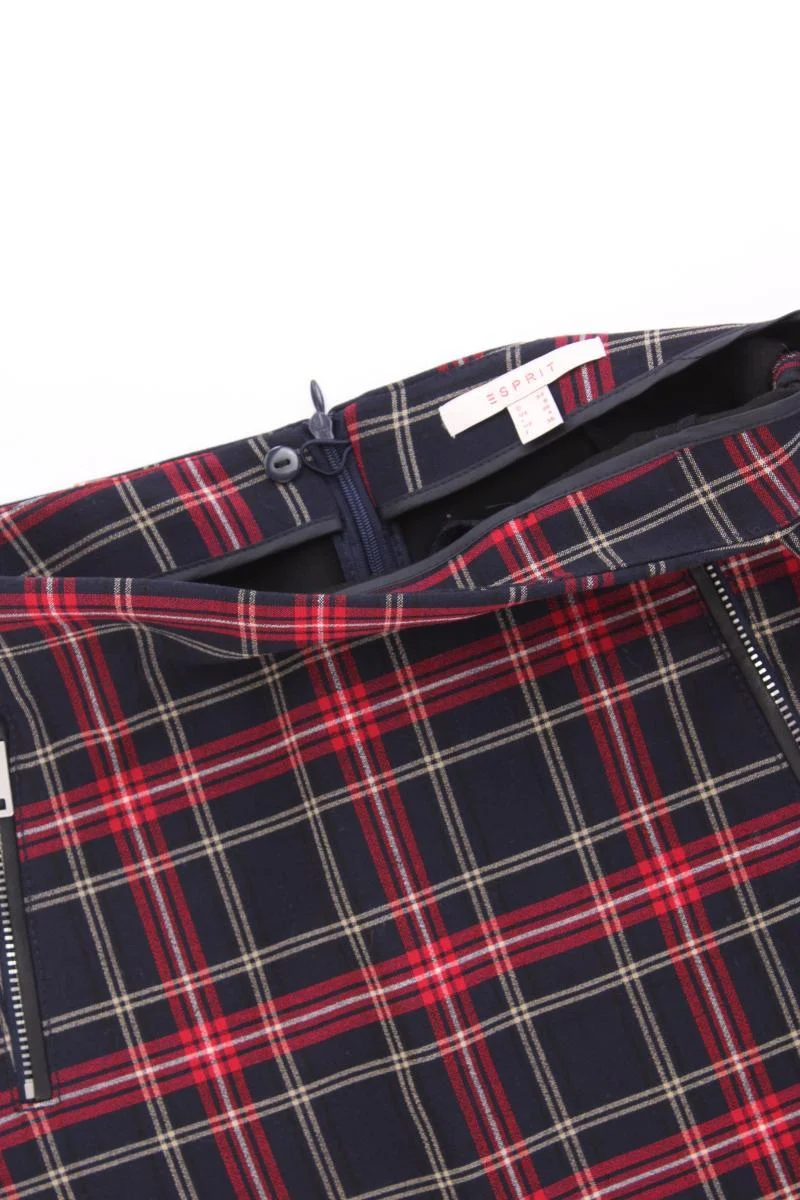 Esprit Rock Gr. 34 kariert mehrfarbig aus Polyester