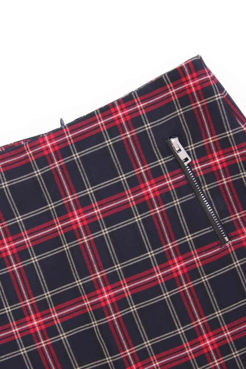 Esprit Rock Gr. 34 kariert mehrfarbig aus Polyester