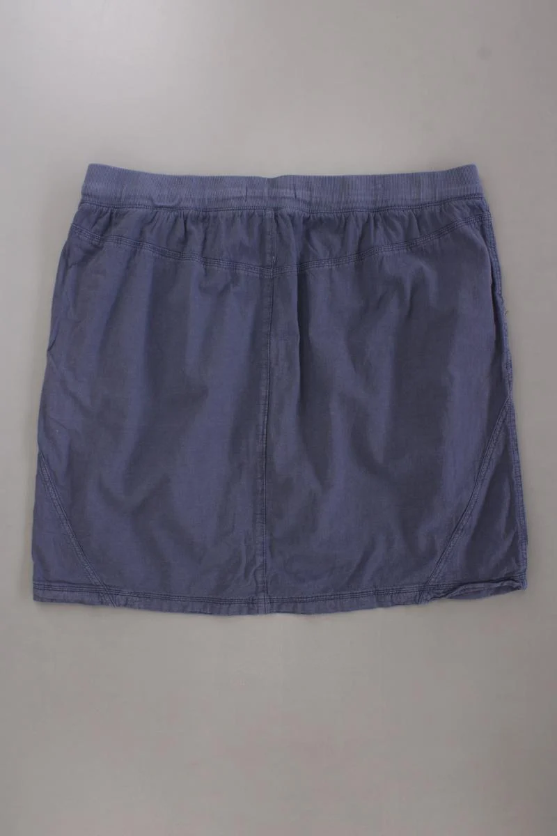 Zizzi Rock Gr. 50/52 blau aus Baumwolle